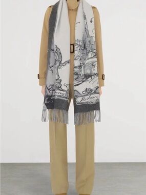 Burberry 100% cashmere Scarf